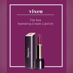 Imayla Vixen Hydrating Cream Lipstick - Plum Shade NIB